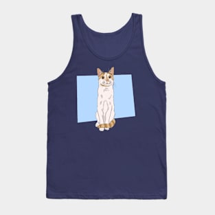 cat yelow Tank Top